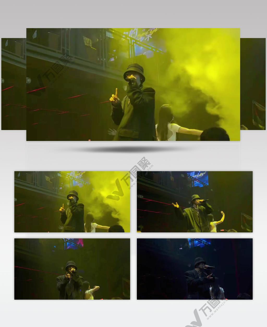 实拍歌星现场演唱视频