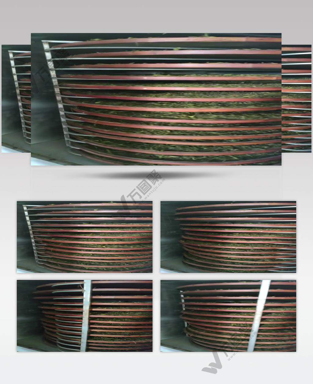 实拍茶叶制作过程视频素材