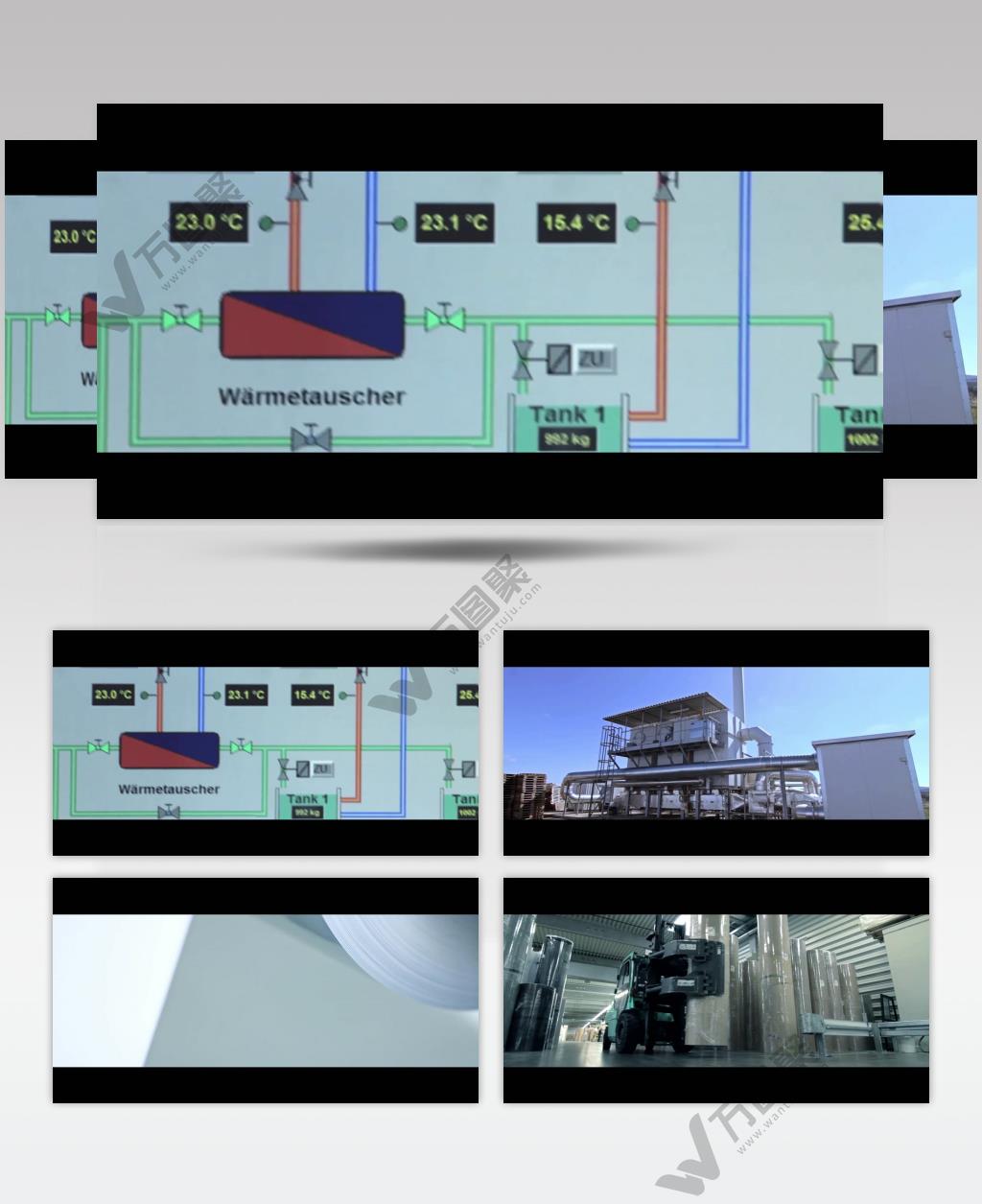 塑料 复合材料研发 工厂空拍