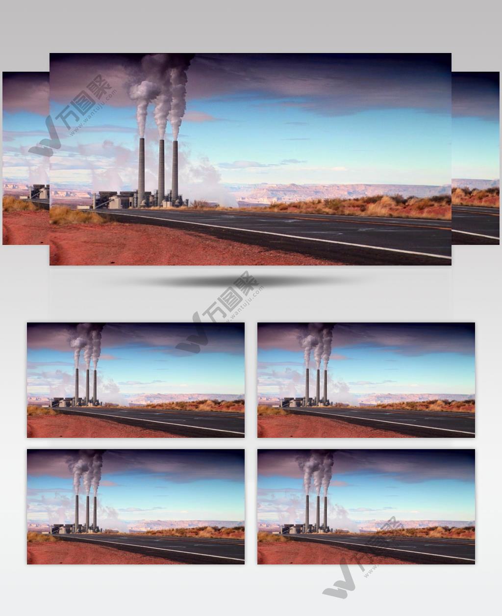 沙漠公路视频素材