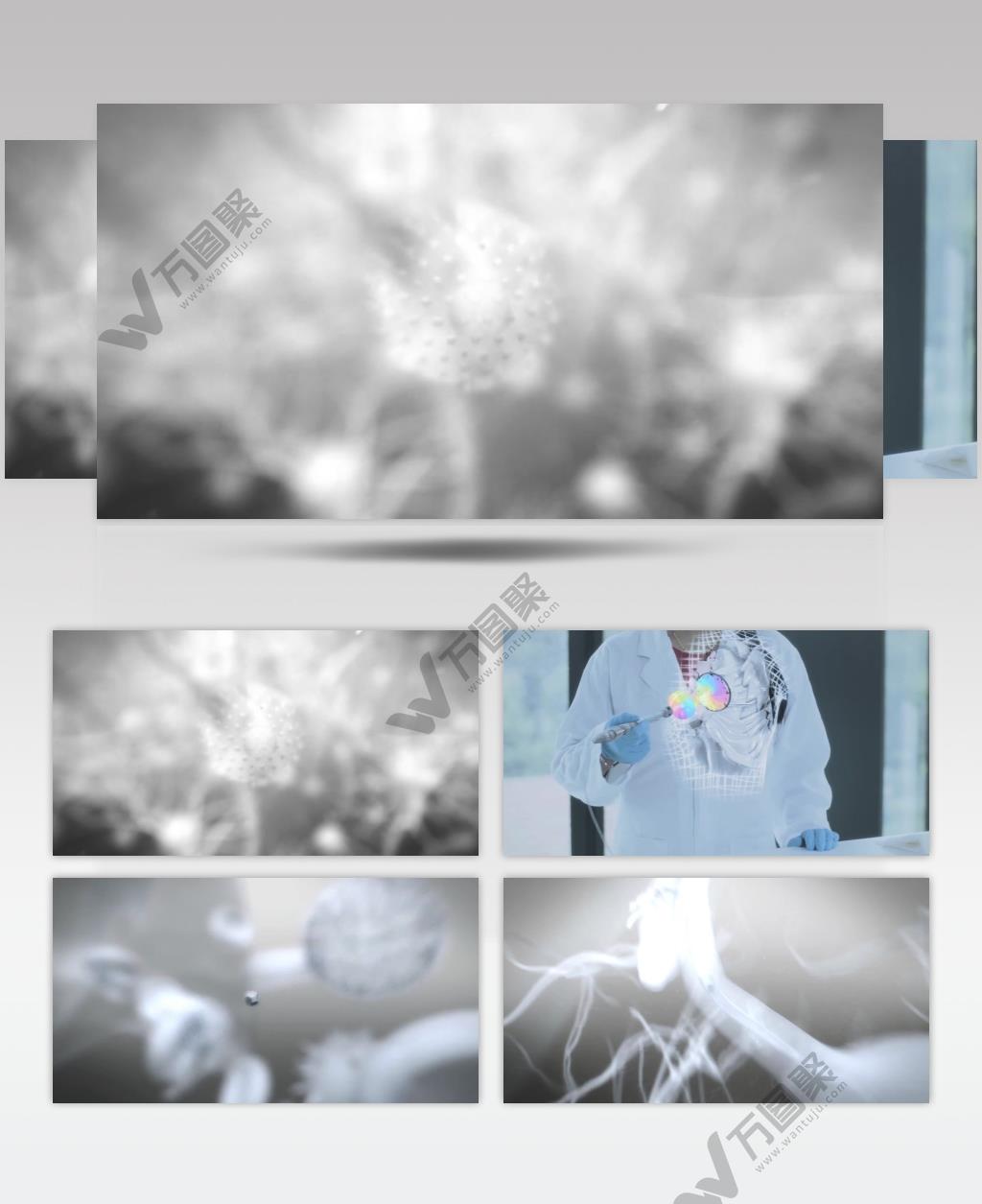 人体器官医疗科技三维动画背景视频