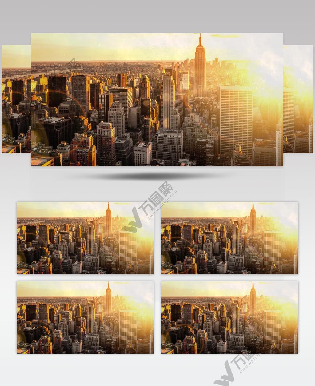 时尚繁华国际大都市建筑科技商业中心视频素材