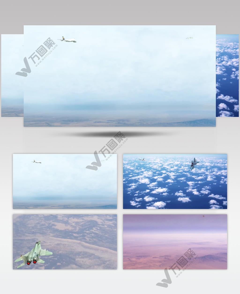 现代信息化空战3D动画