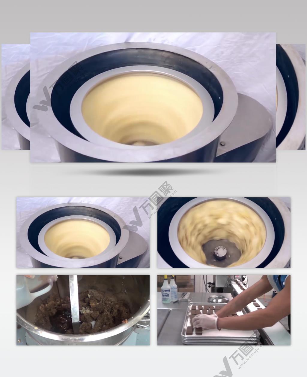 薯条食品生产工厂膨化食品生产车间实拍视频素材