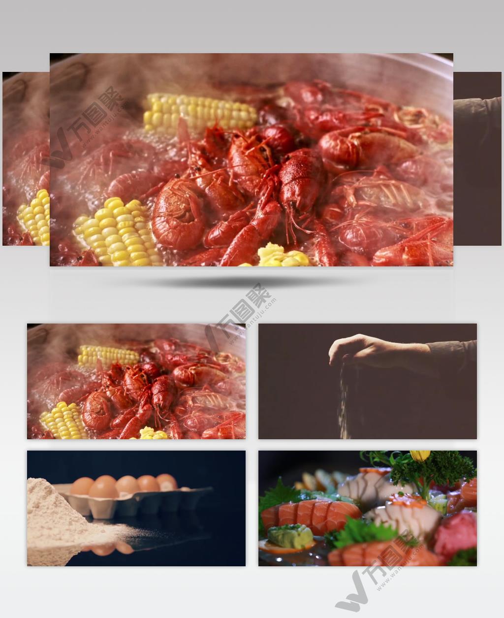 高档美食烹饪制作美食美味诱惑i视频素材