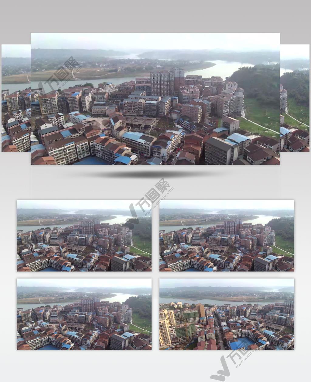 城市宣传4K超清航拍视频素材