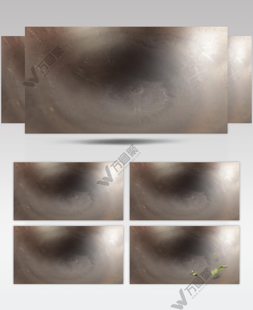 茶叶倒入传统茶缸炒茶实拍视频