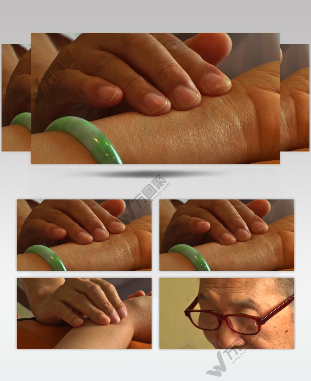 中医针灸实拍视频望闻问切