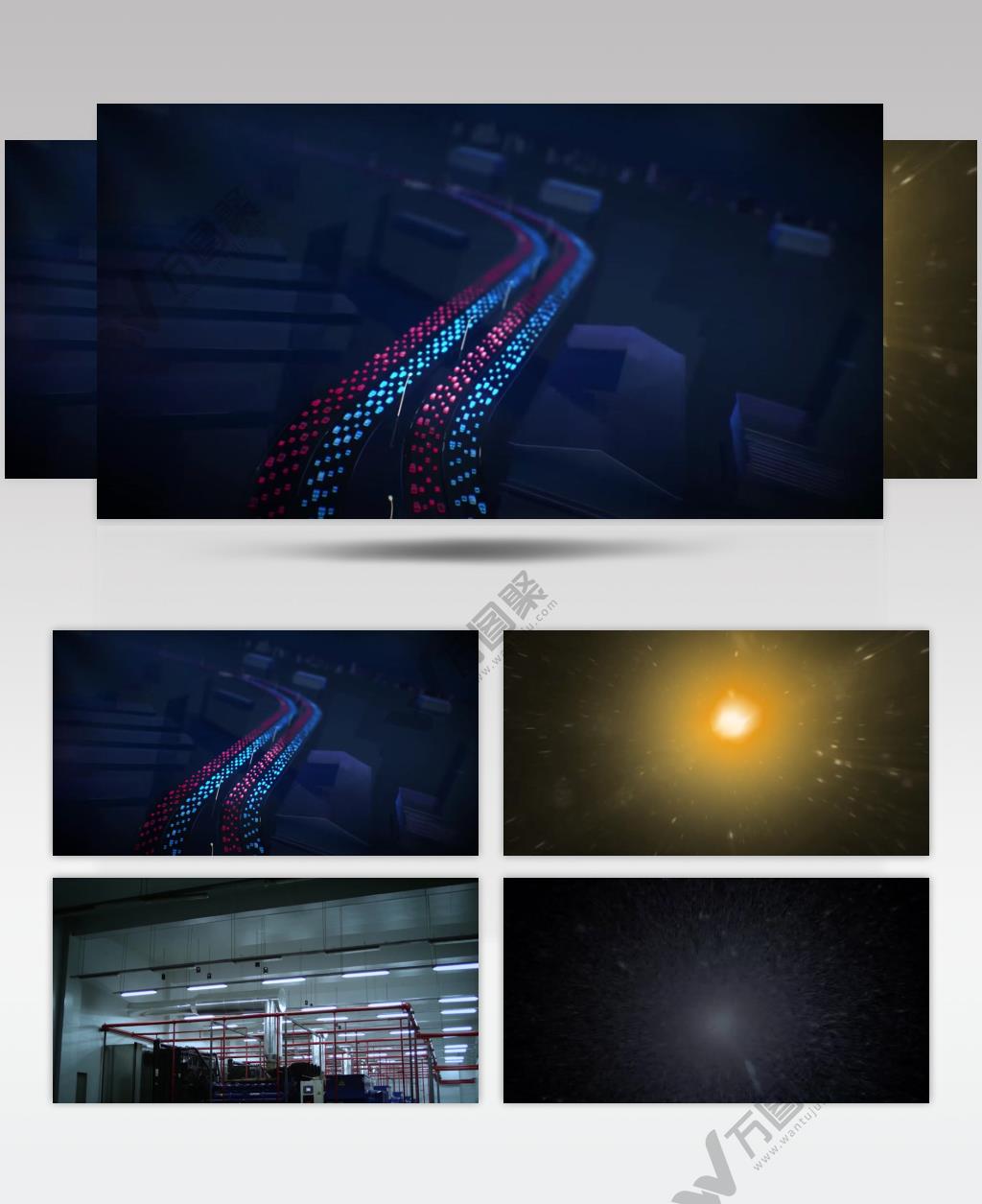 智能化城市发展信息数据科技进步宣传视频素材