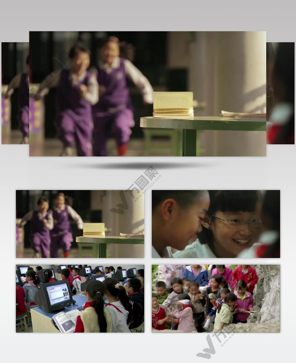 小学生校园生活高清视频合集