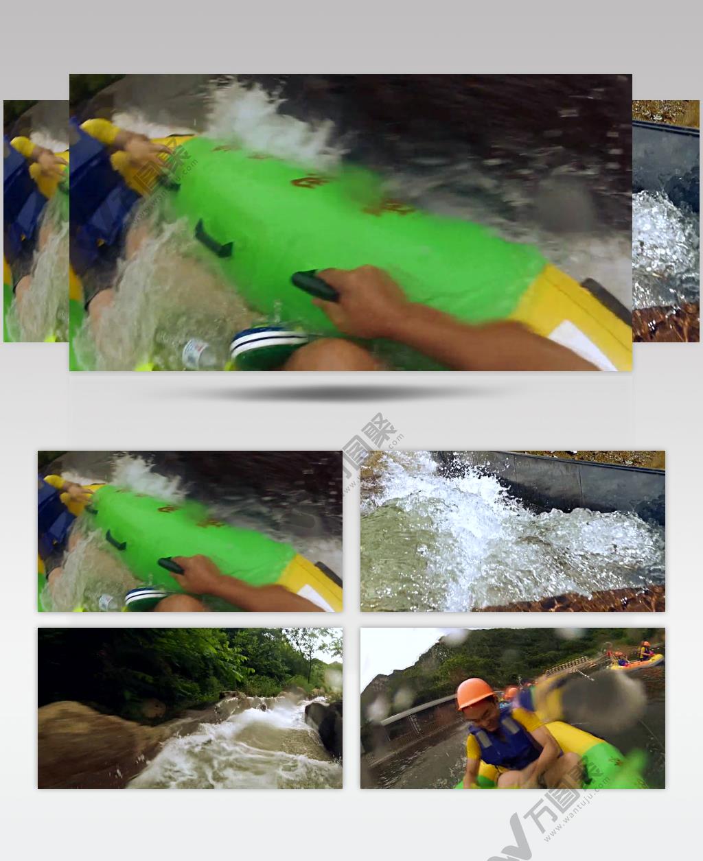 漂流 高山 滑水 户外 运动 精彩 花絮