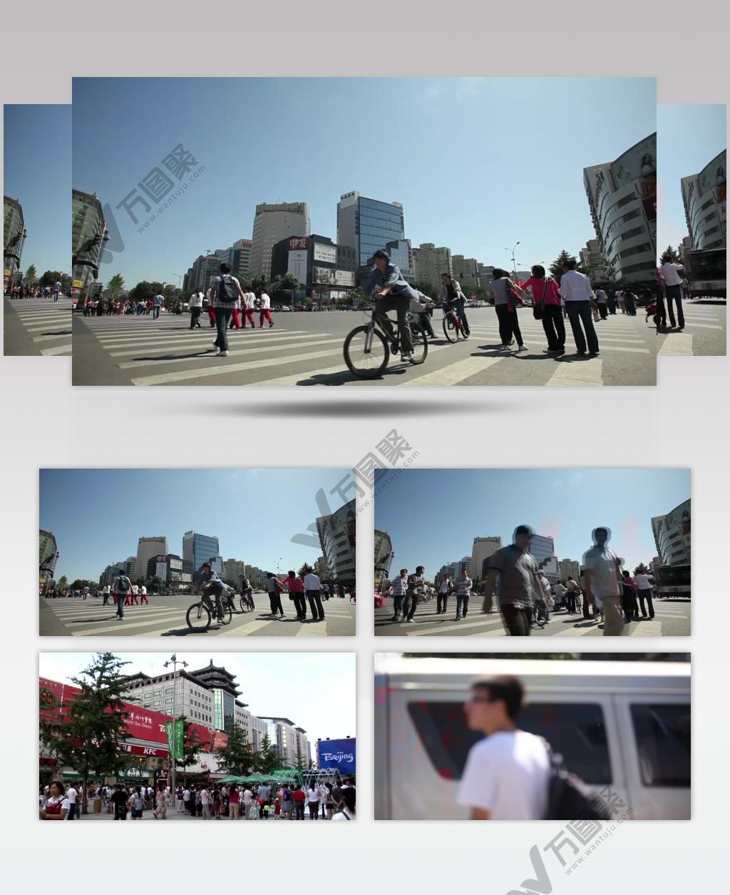 城市人流宣传片常用镜头