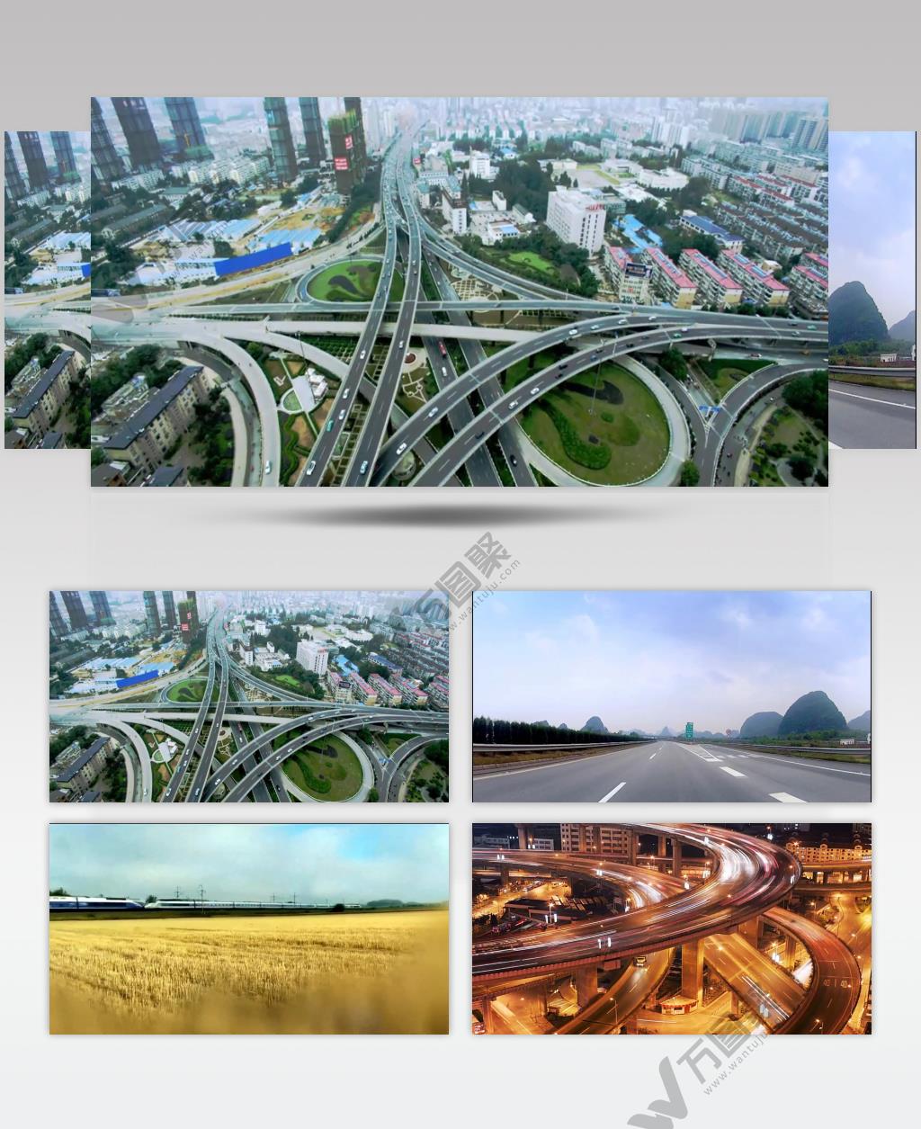 城市道路交通延时摄影视频素材