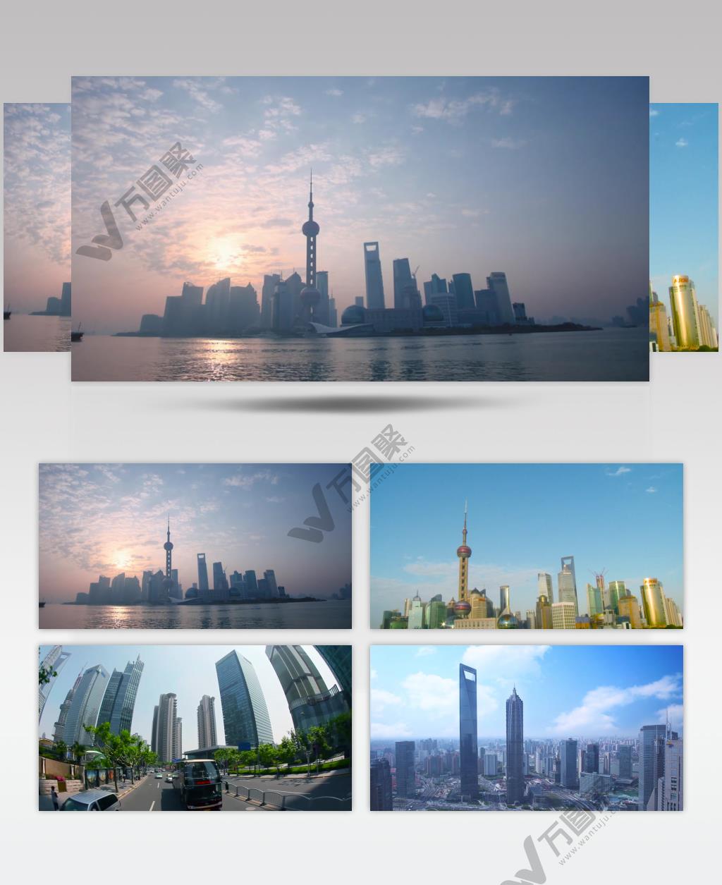 上海外滩陆家嘴日出延时视频素材