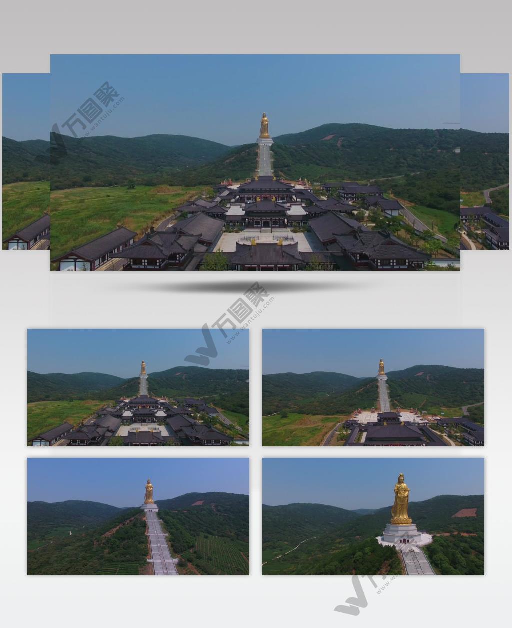 苏州大观音禅寺 全景 4K航拍 观音 观音寺