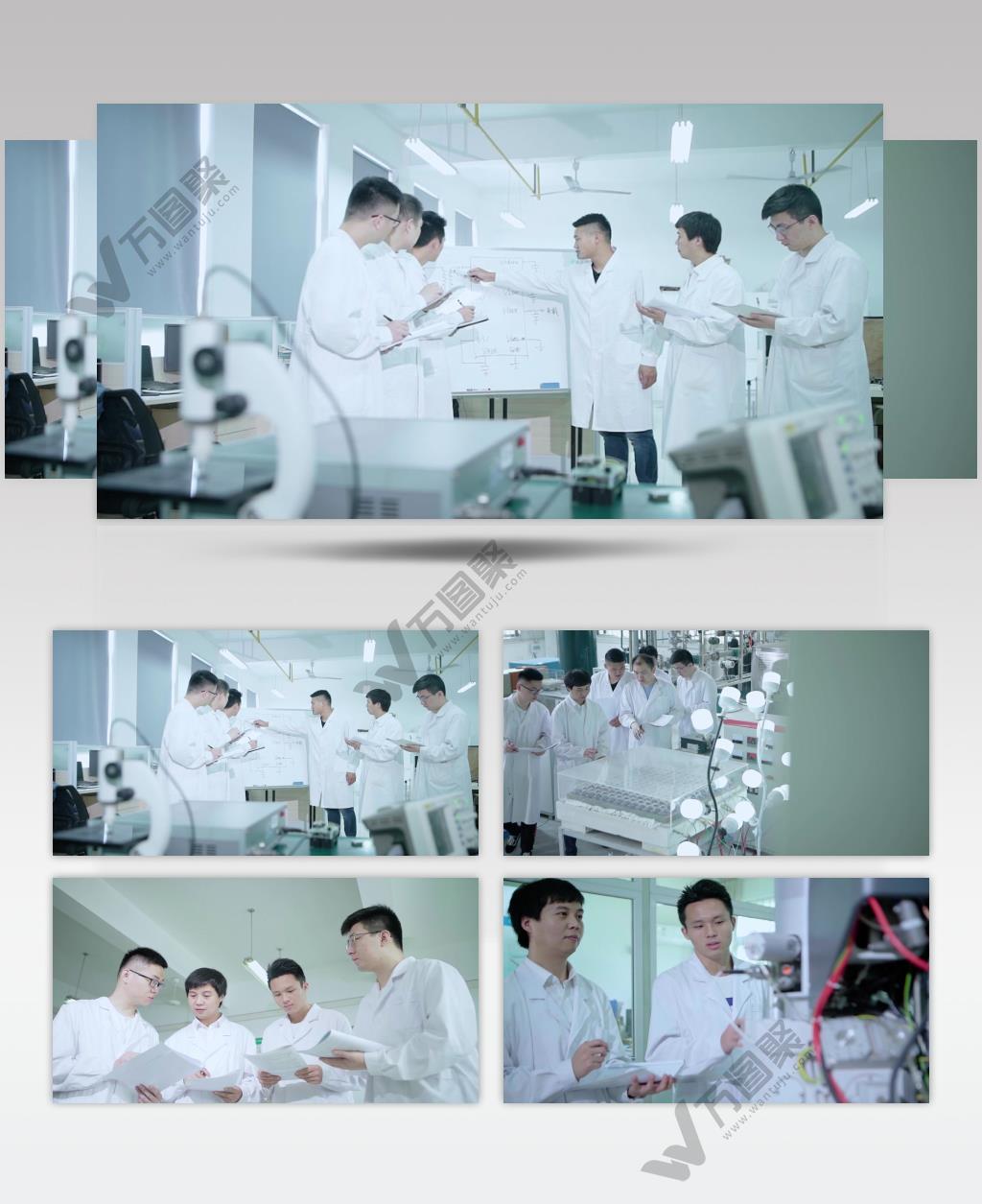 实拍大学生理工实验室做实验科技宣传视频素材