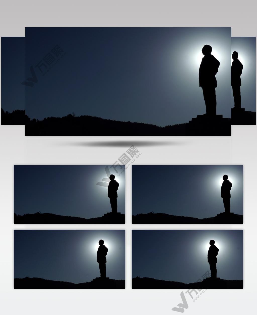 延安毛泽东像东方红太阳升