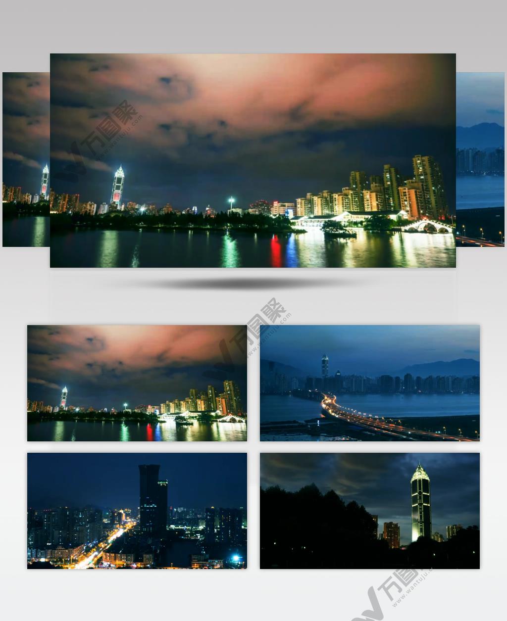 浙江温州城市宣传延时视频素材