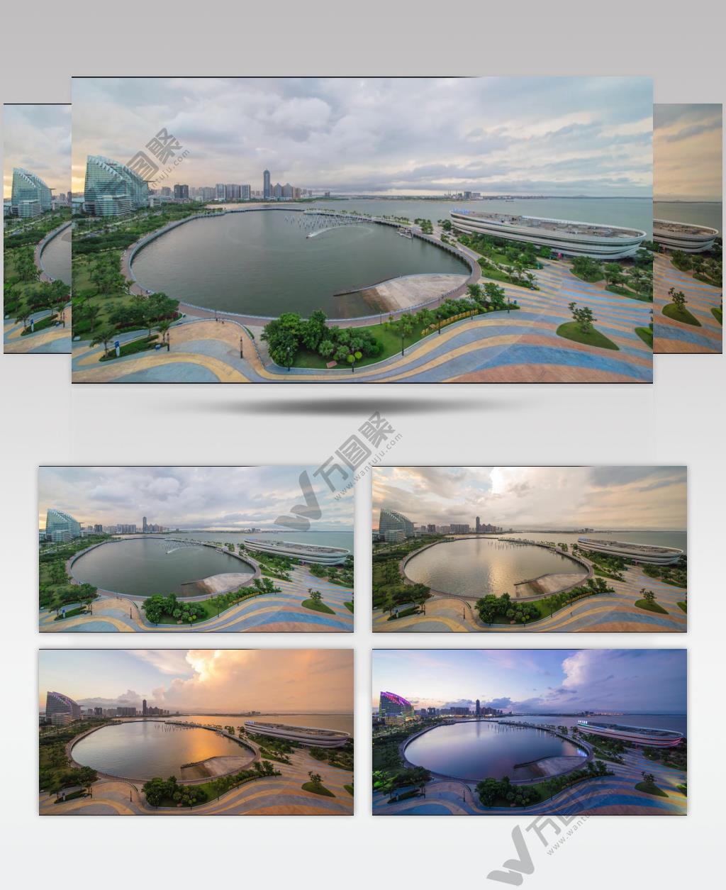 湛江金沙湾延时摄影视频素材