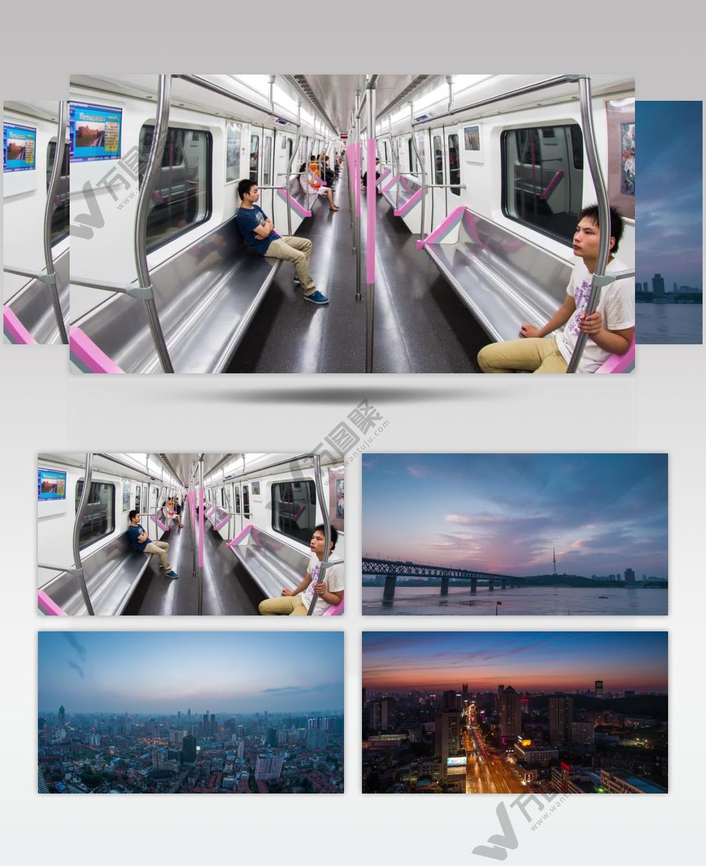 武汉之夜拍摄延时素材集