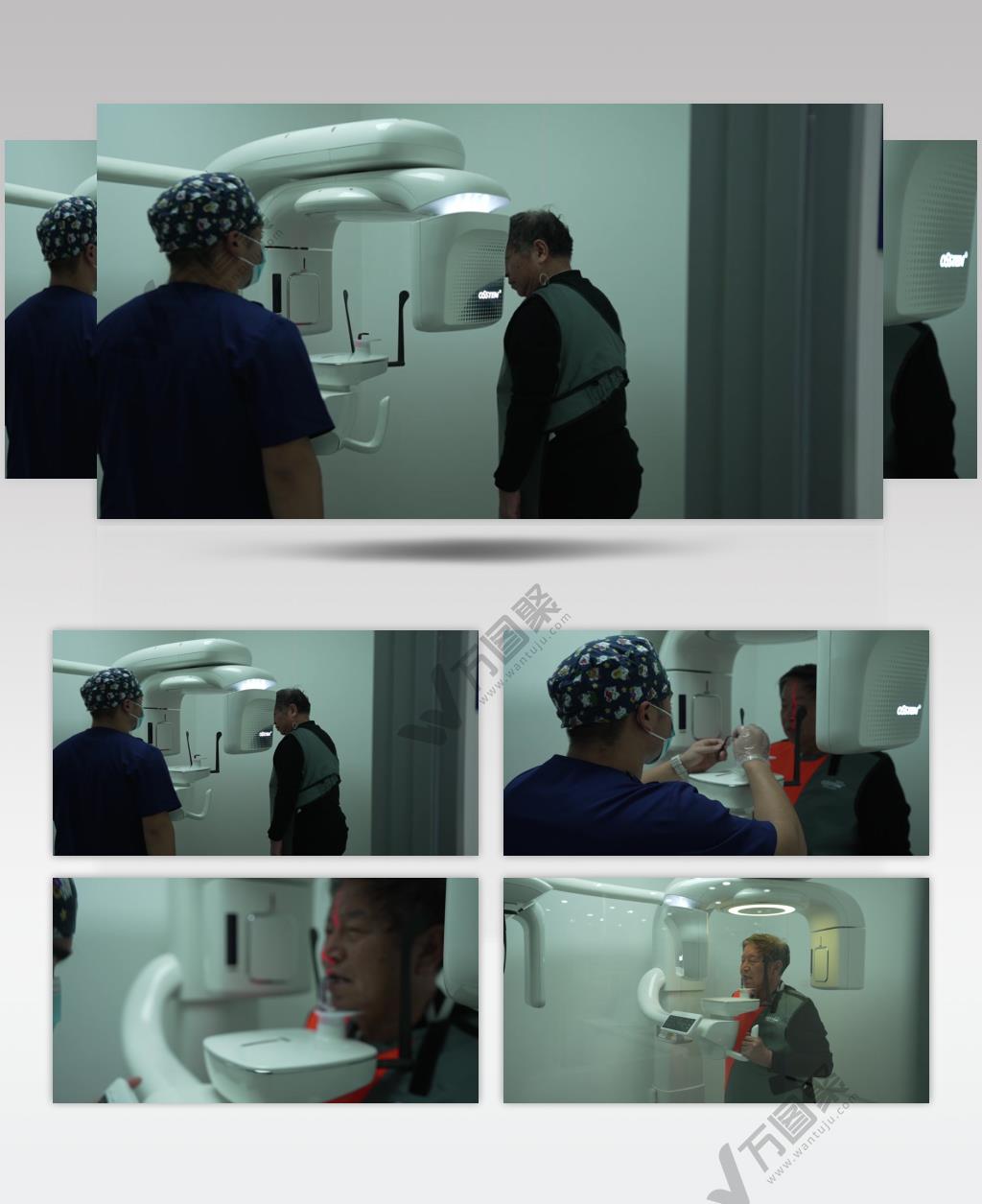 老人做空腔CT检查