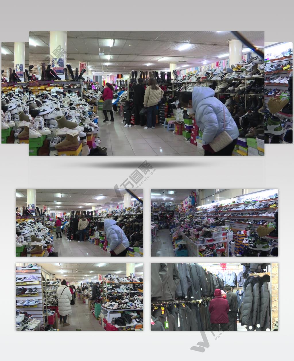 百货商场市民购物