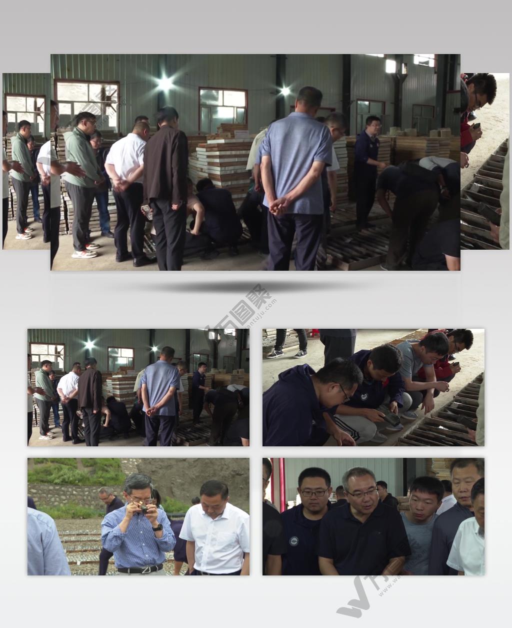 专家对矿石进行鉴定