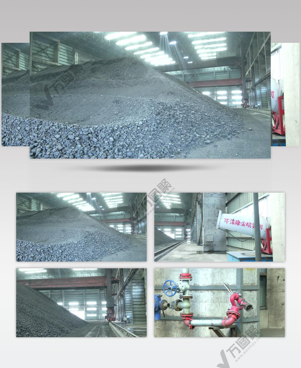 矿产原料库房环保除尘喷雾机