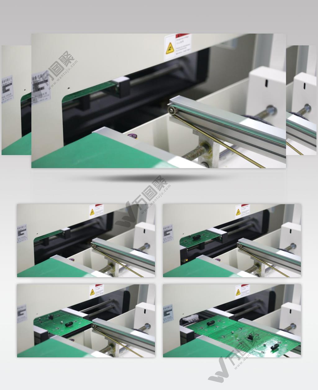 电子元器件 工厂 电子产品 车间 自动化 电路板 LED板