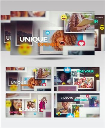 16122 动态欢快片头