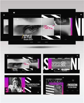 16698 现代风格活力片头