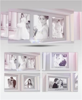 AE 16686 结婚照片展示 ae素材源文件