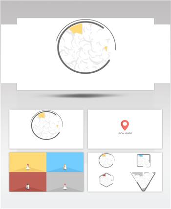 AE 15044 火箭起飞标志动画 ae素材
