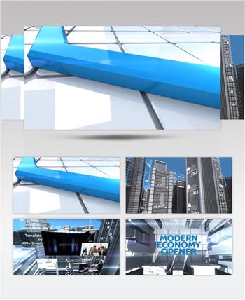 16646 现代城市经济片头