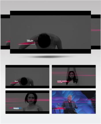 16033 创意现代字幕 文字字幕素材