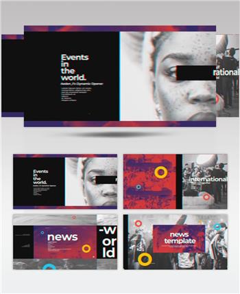 17244 简洁模糊效果片头