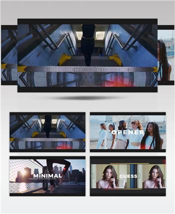 AE 16245 动态故障效果幻灯片 ae素材源文件