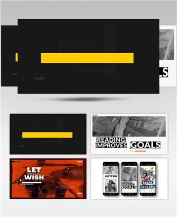 AE 17281 手机端节奏视频幻灯片