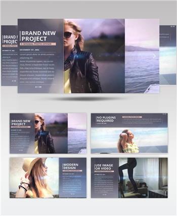 15604 简洁视频切换片头