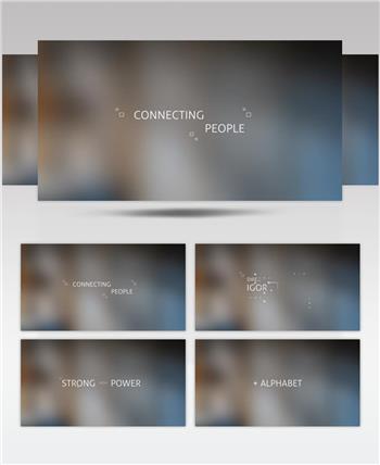 ae 17143 科技风格字母标题 高科技模版ae素材