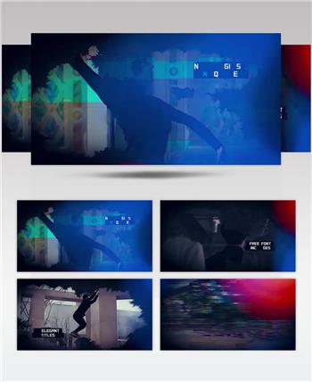 17516 杂渍效果片头