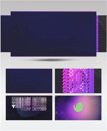 17168 现代风格活力片头