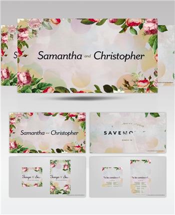 AE 16060 结婚邀请函 ae素材源文件