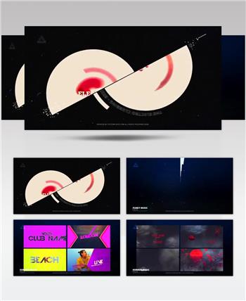 AE 16281 创意视频元素 ae素材源文件