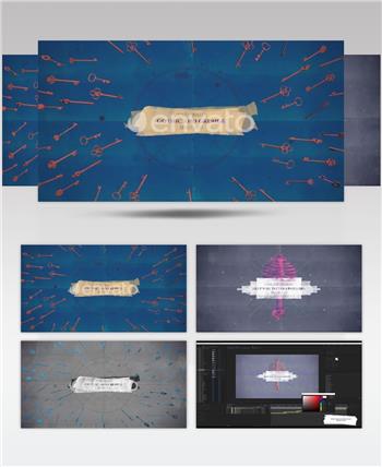 15761 杂渍风格片头