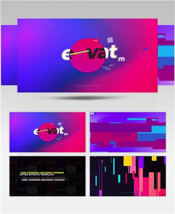 15211 渐变色版式片头