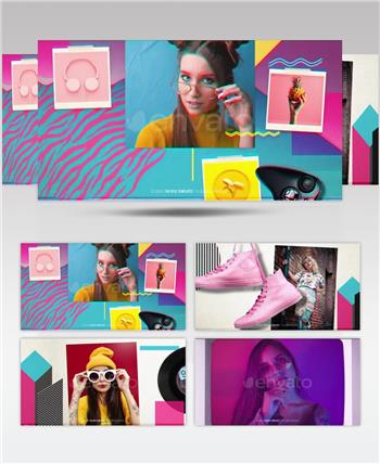 15368 90风格时尚片头