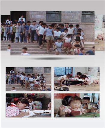 70年代中国小学幼儿园的孩子们