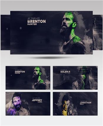 16564 笔刷效果片头