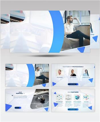 ae下载 16113 企业幻灯片